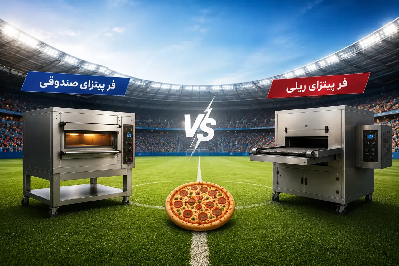 بررسی تفاوت فرپیتزا صندوقی و ریلی