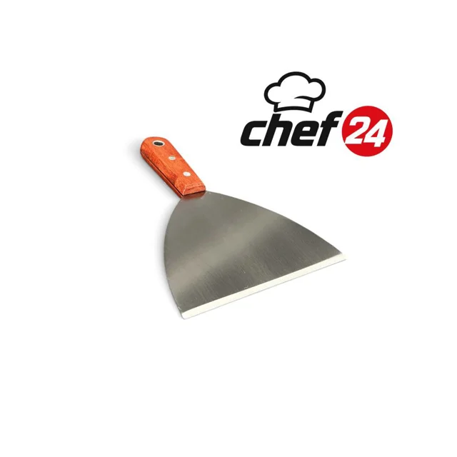 15 cm putty knife with wooden handle
